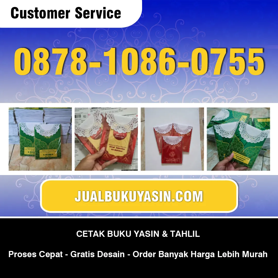 Cetak Buku Yasin Ambunten Sumenep