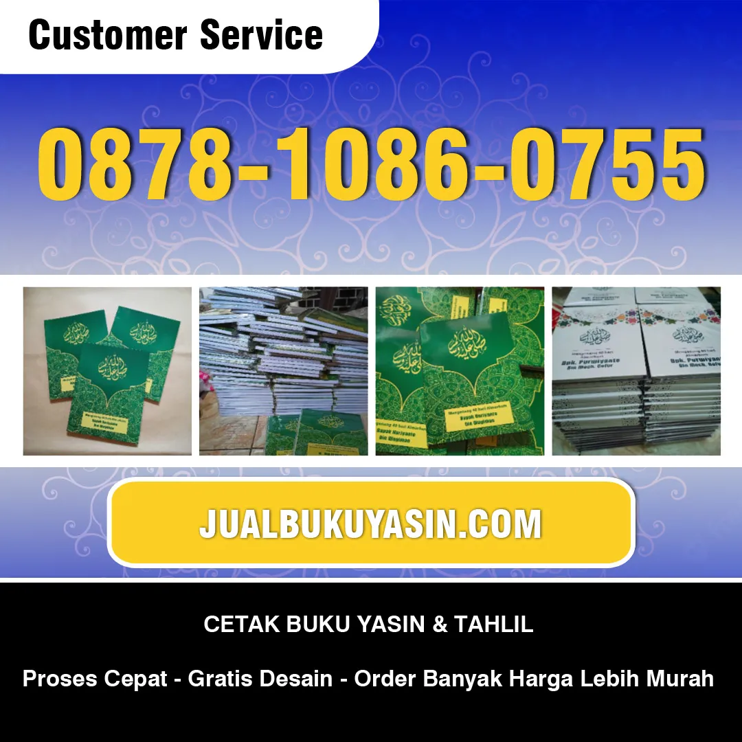 Cetak Buku Yasin Badas Kediri