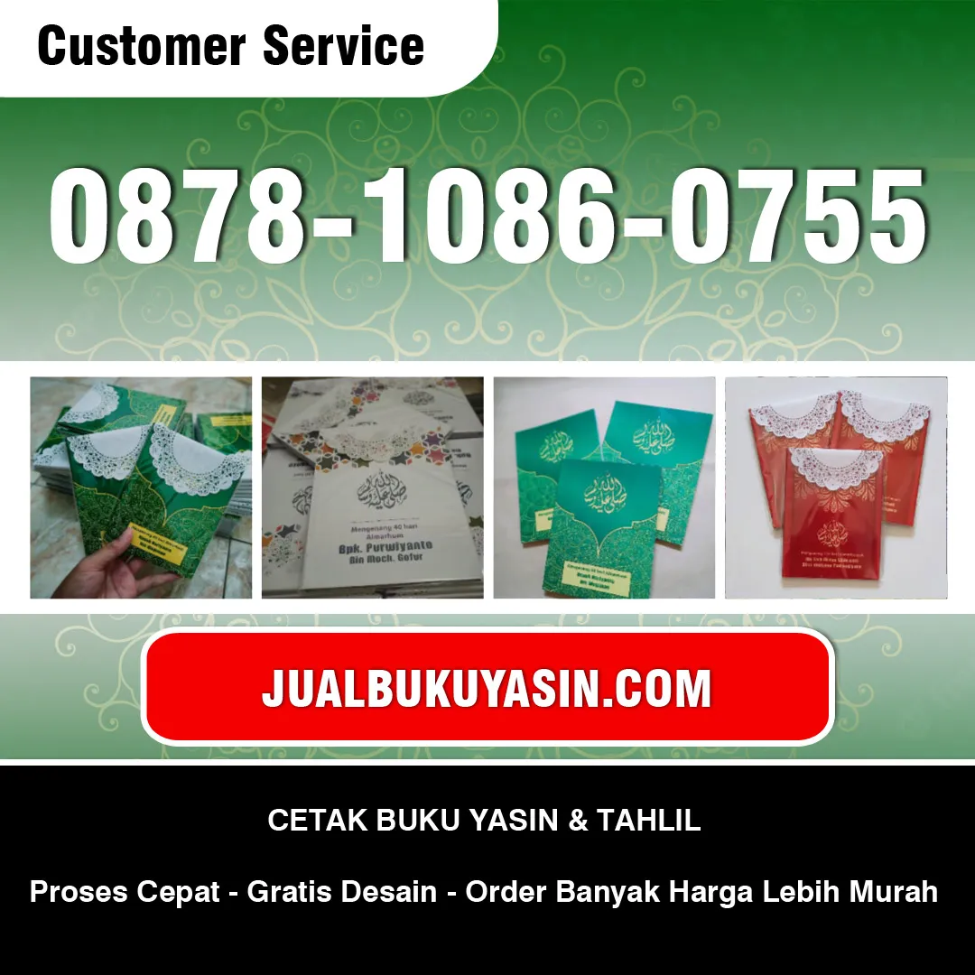 Cetak Buku Yasin Bangsalsari Jember
