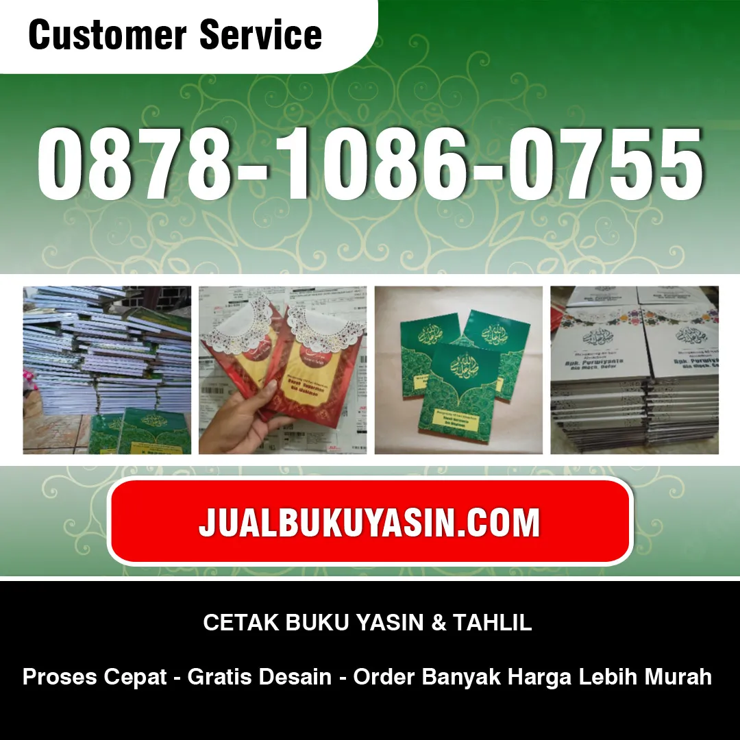 Cetak Buku Yasin Bantaran Probolinggo