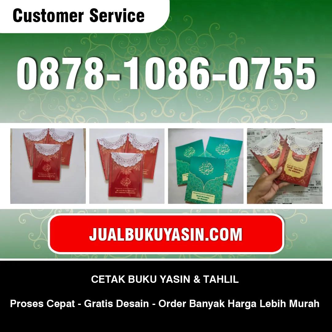 Cetak Buku Yasin Batuan Sumenep