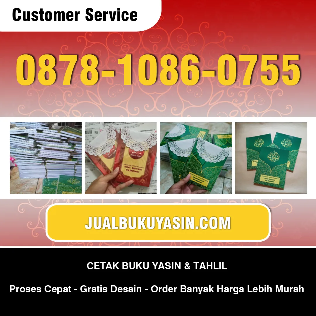 Cetak Buku Yasin Blega Bangkalan