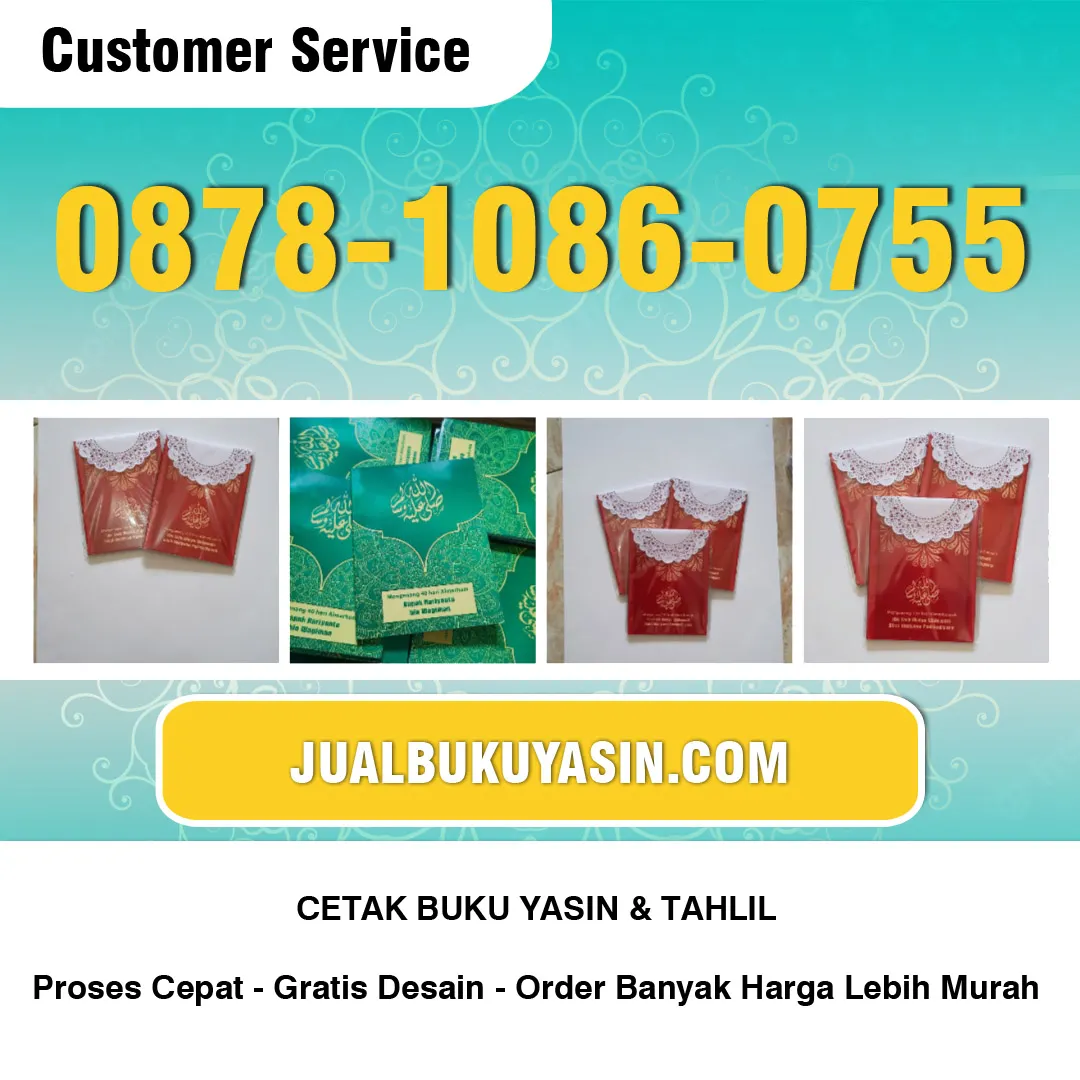 Cetak Buku Yasin Boyolangu Tulungagung