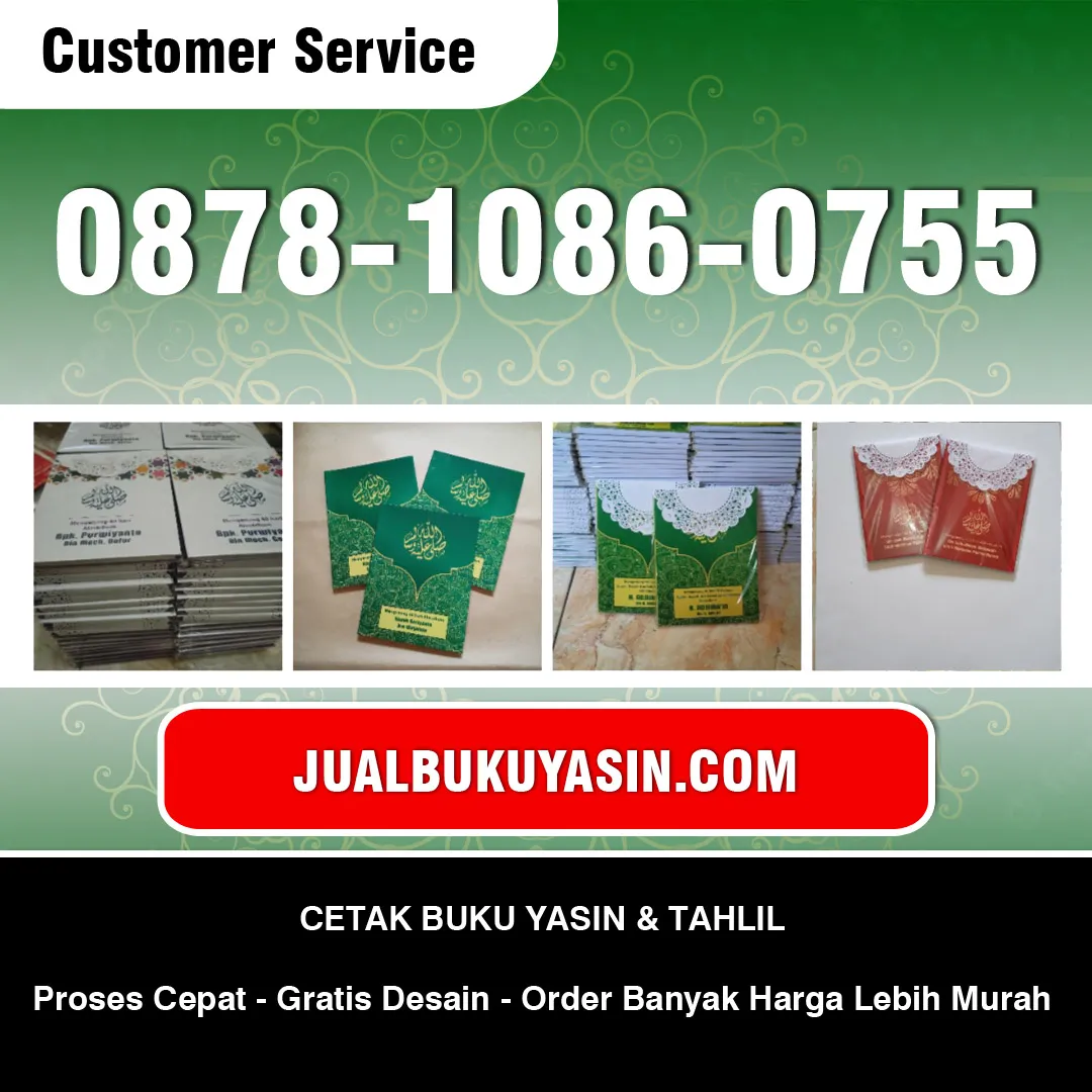 Cetak Buku Yasin Bulak Surabaya