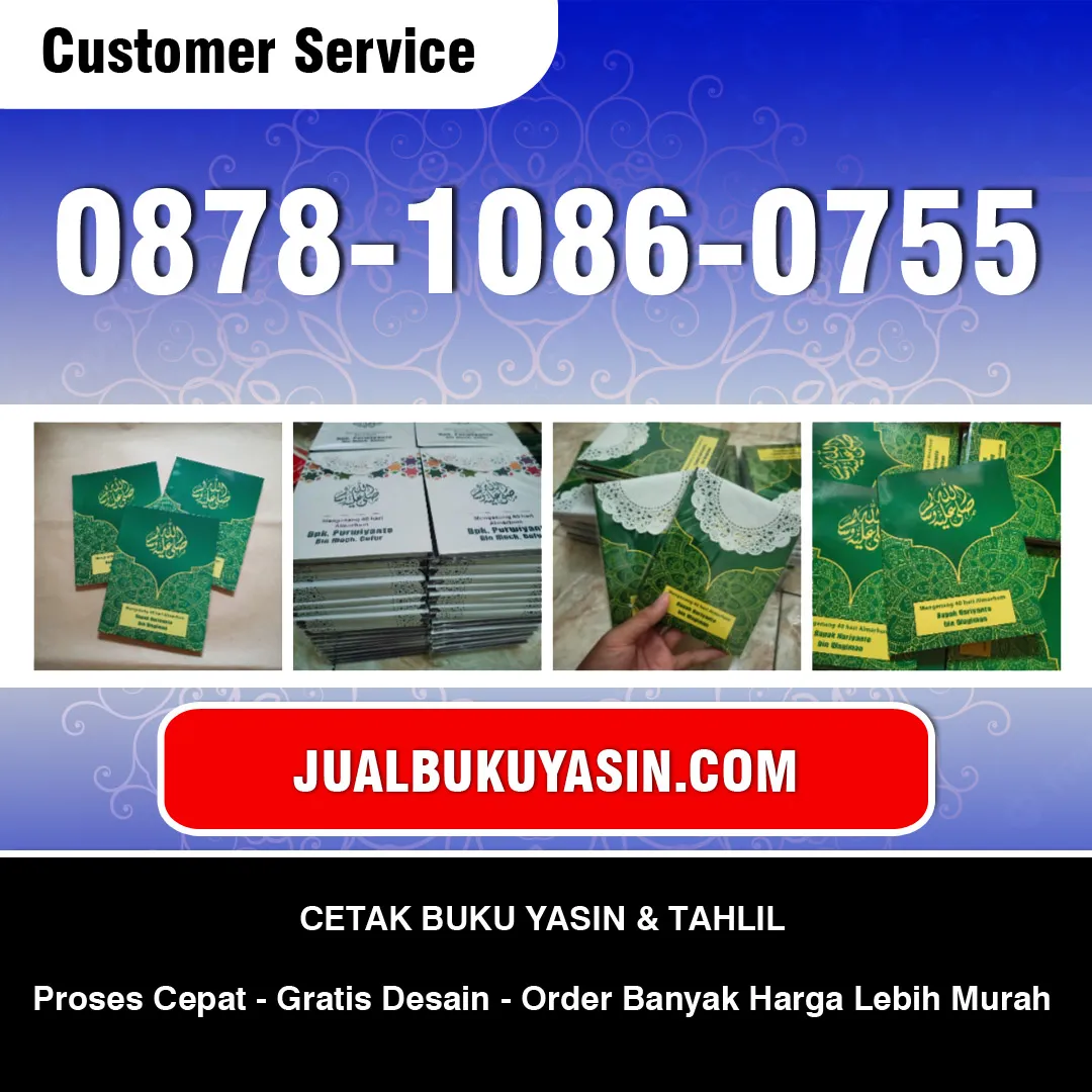 Cetak Buku Yasin Campur Darat Tulungagung