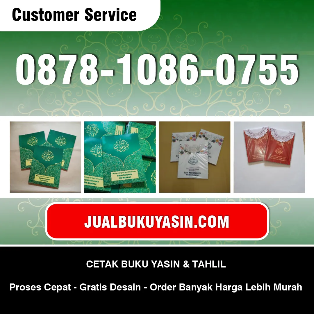 Cetak Buku Yasin Candipuro Lumajang
