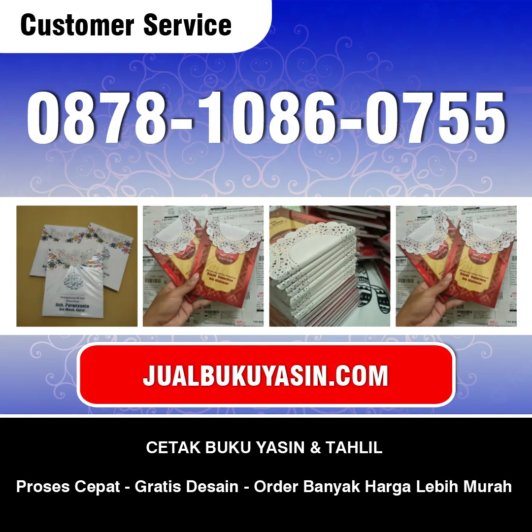 Cetak Buku Yasin Curahdami Bondowoso