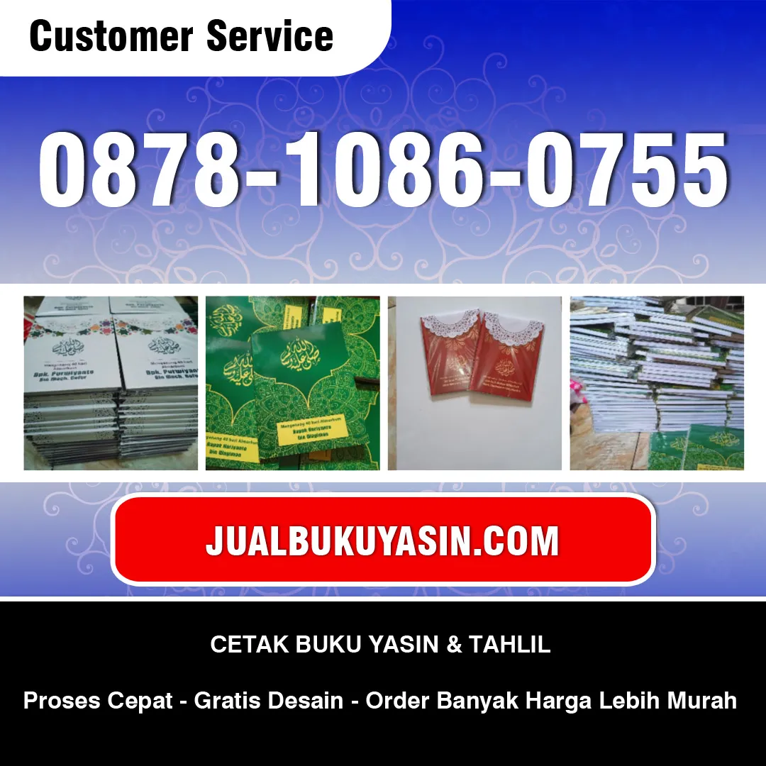 Cetak Buku Yasin Diwek Jombang