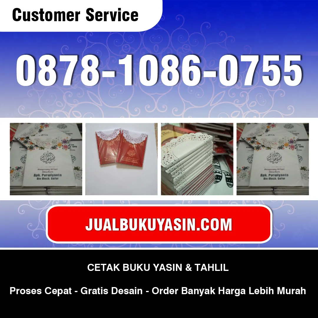 Cetak Buku Yasin Dongko Trenggalek