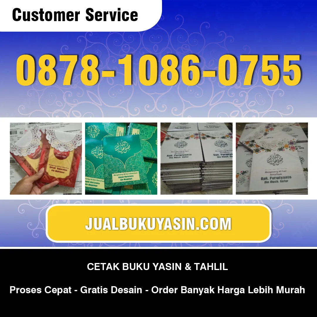 Cetak Buku Yasin Dukuh Pakis Surabaya
