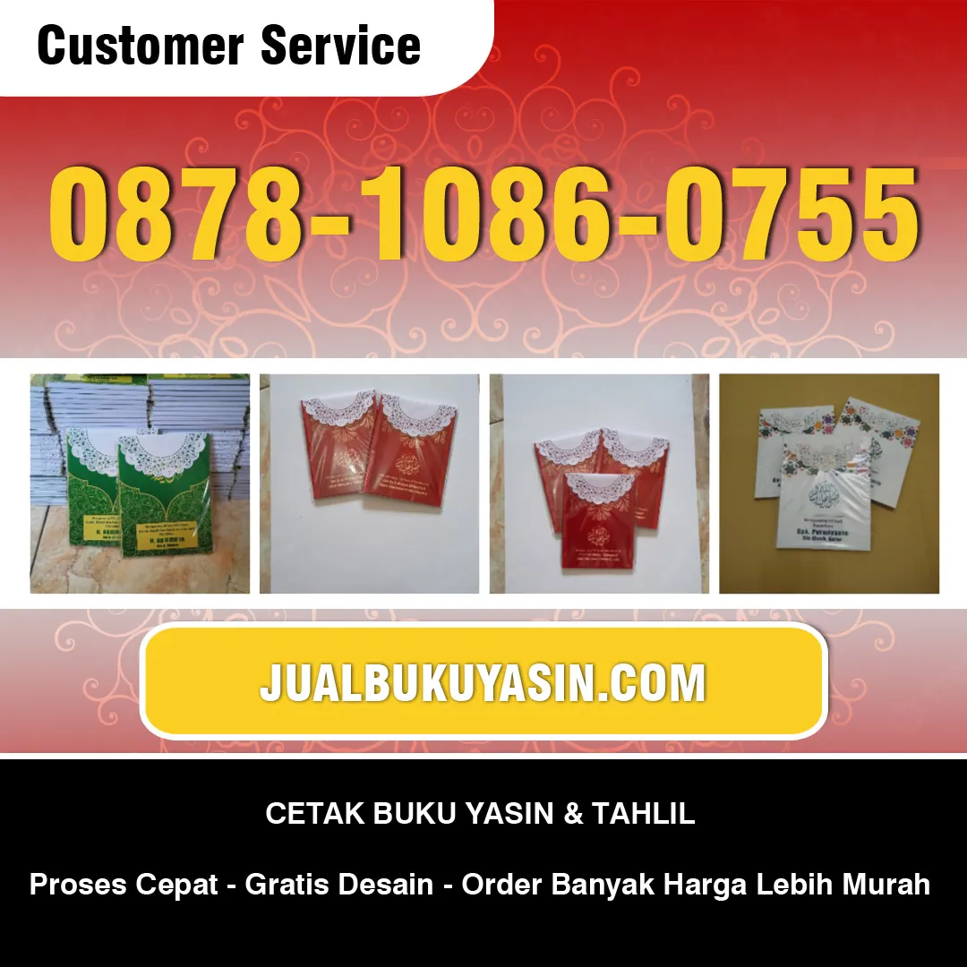 Cetak Buku Yasin Ganding Sumenep