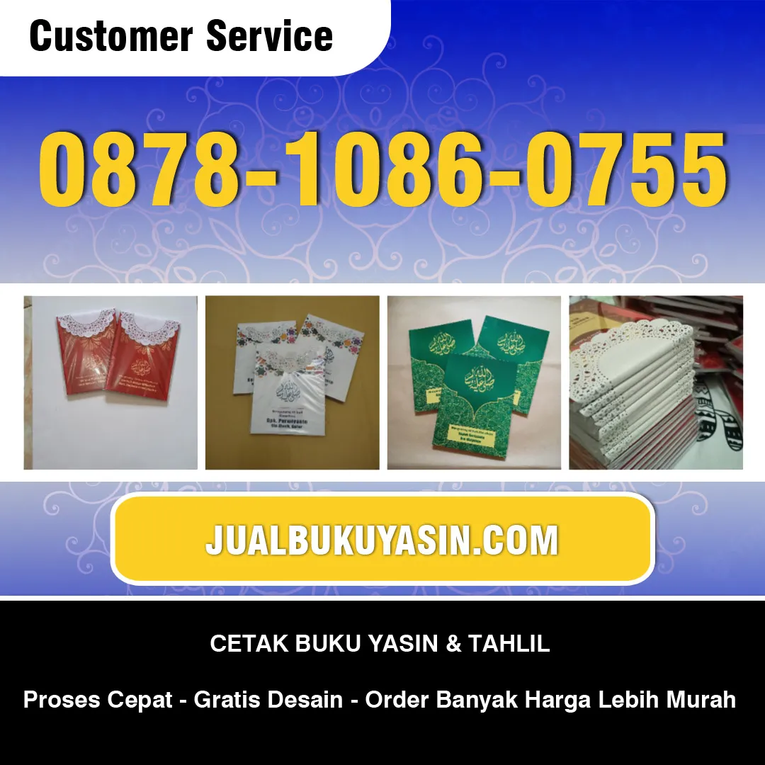 Cetak Buku Yasin Geger Bangkalan