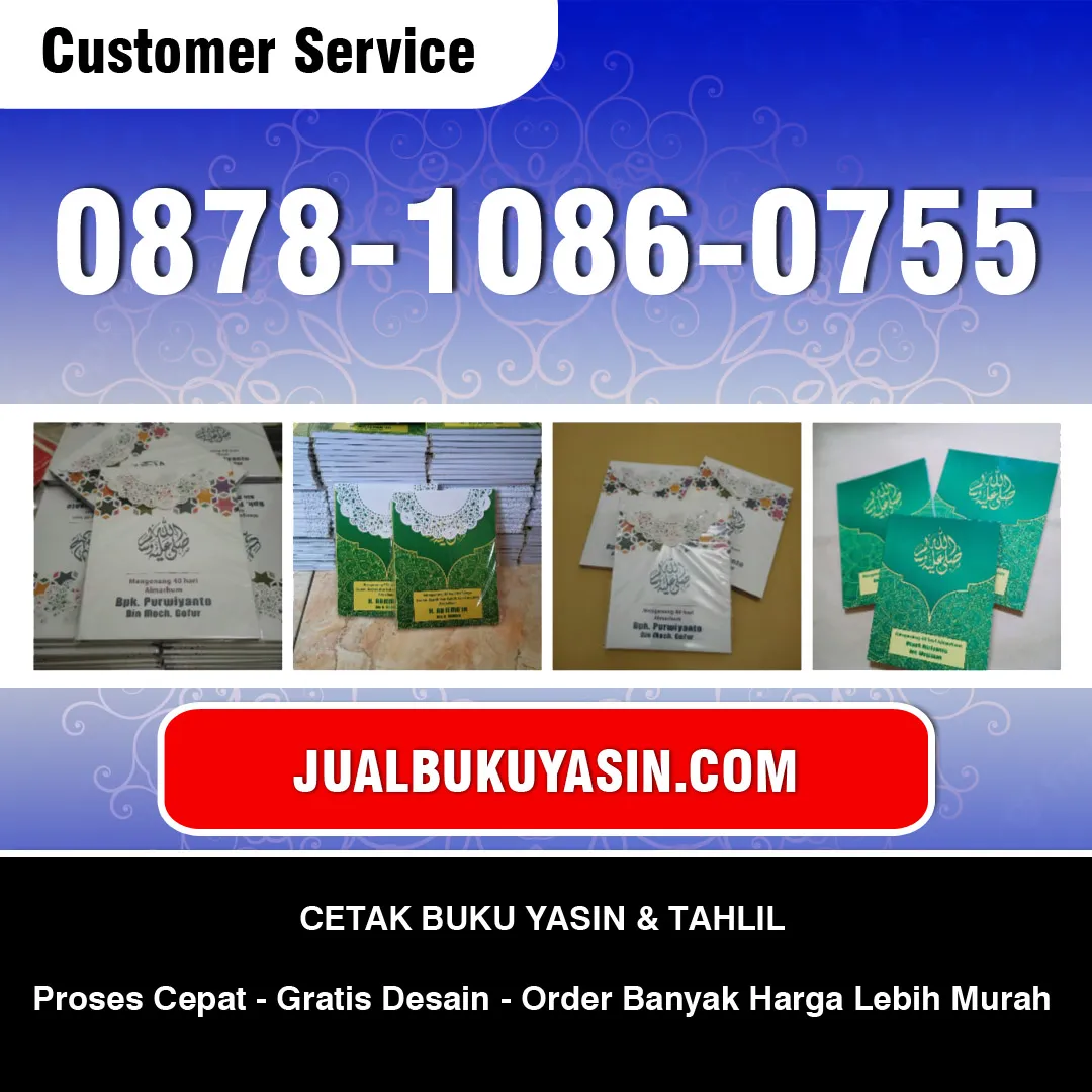 Cetak Buku Yasin Gending Probolinggo