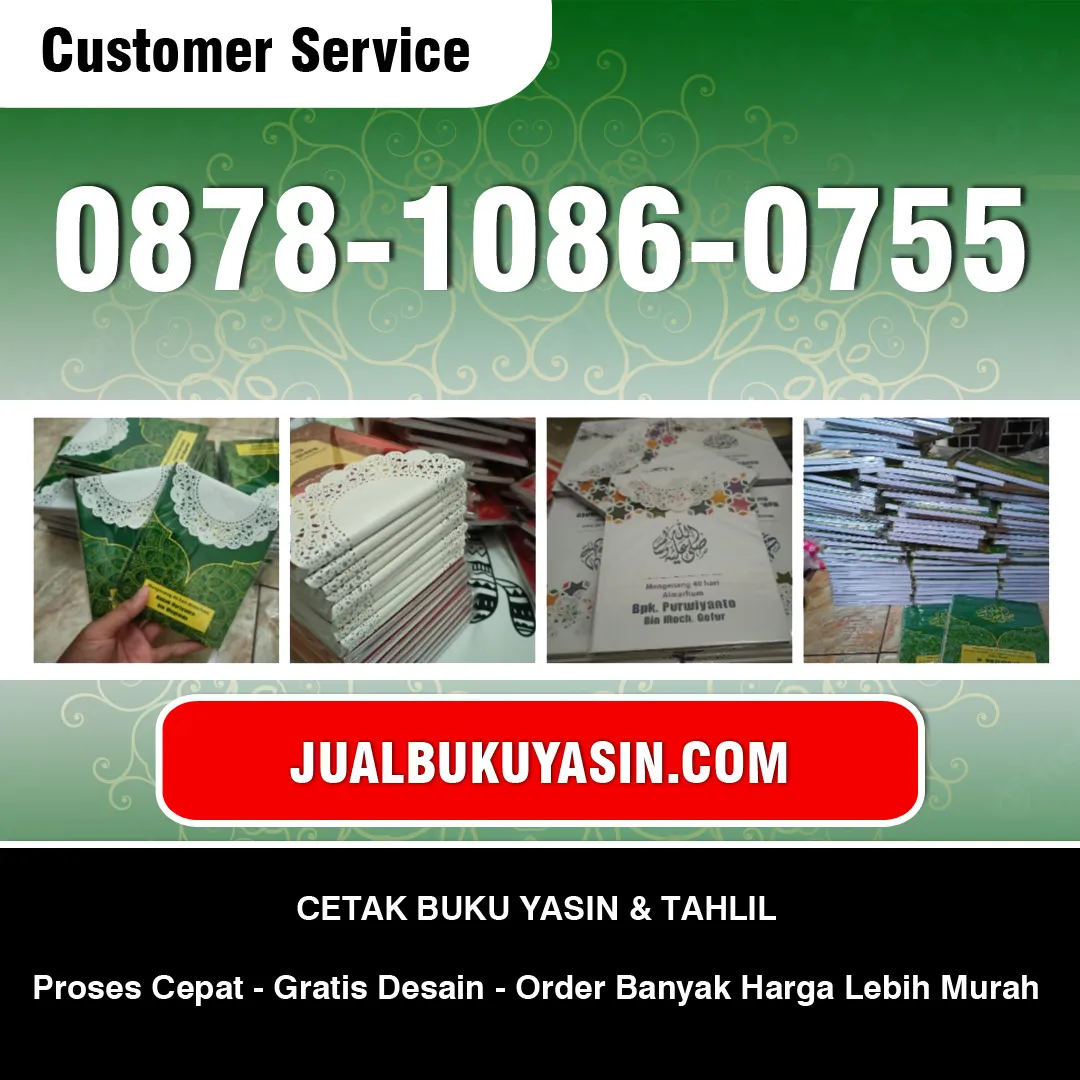 Cetak Buku Yasin Geneng Ngawi