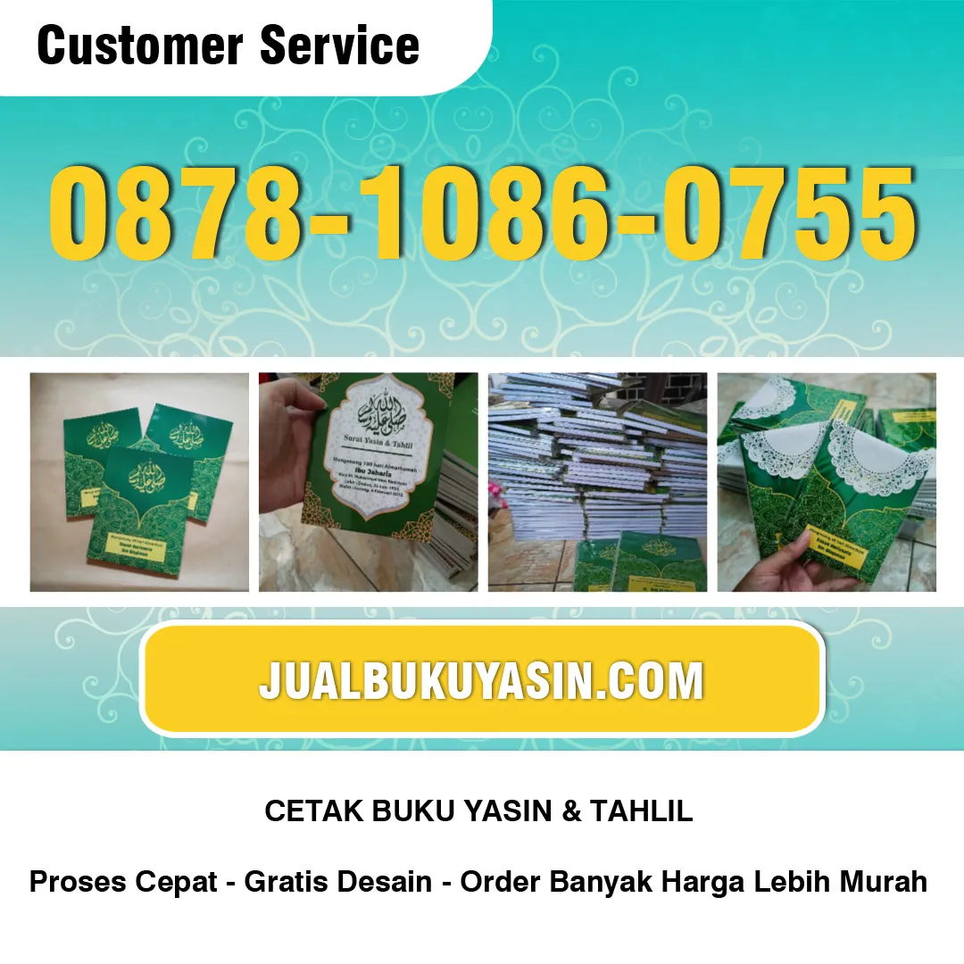 Cetak Buku Yasin Grabagan Tuban