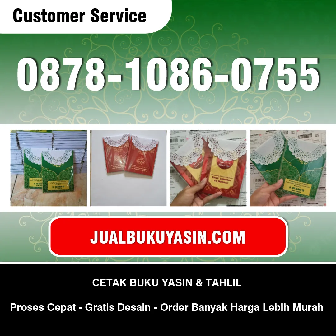 Cetak Buku Yasin Grujugan Bondowoso