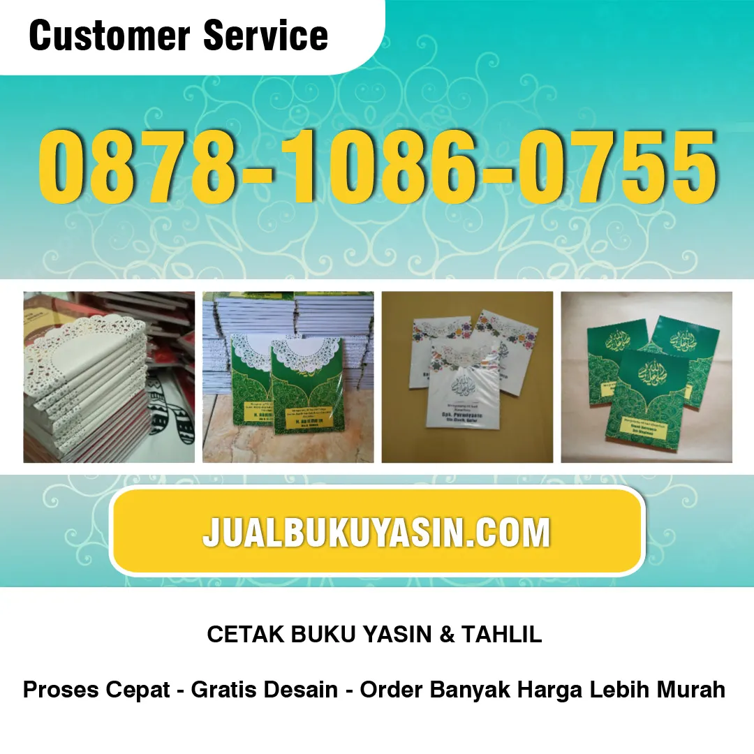 Cetak Buku Yasin Gucialit Lumajang