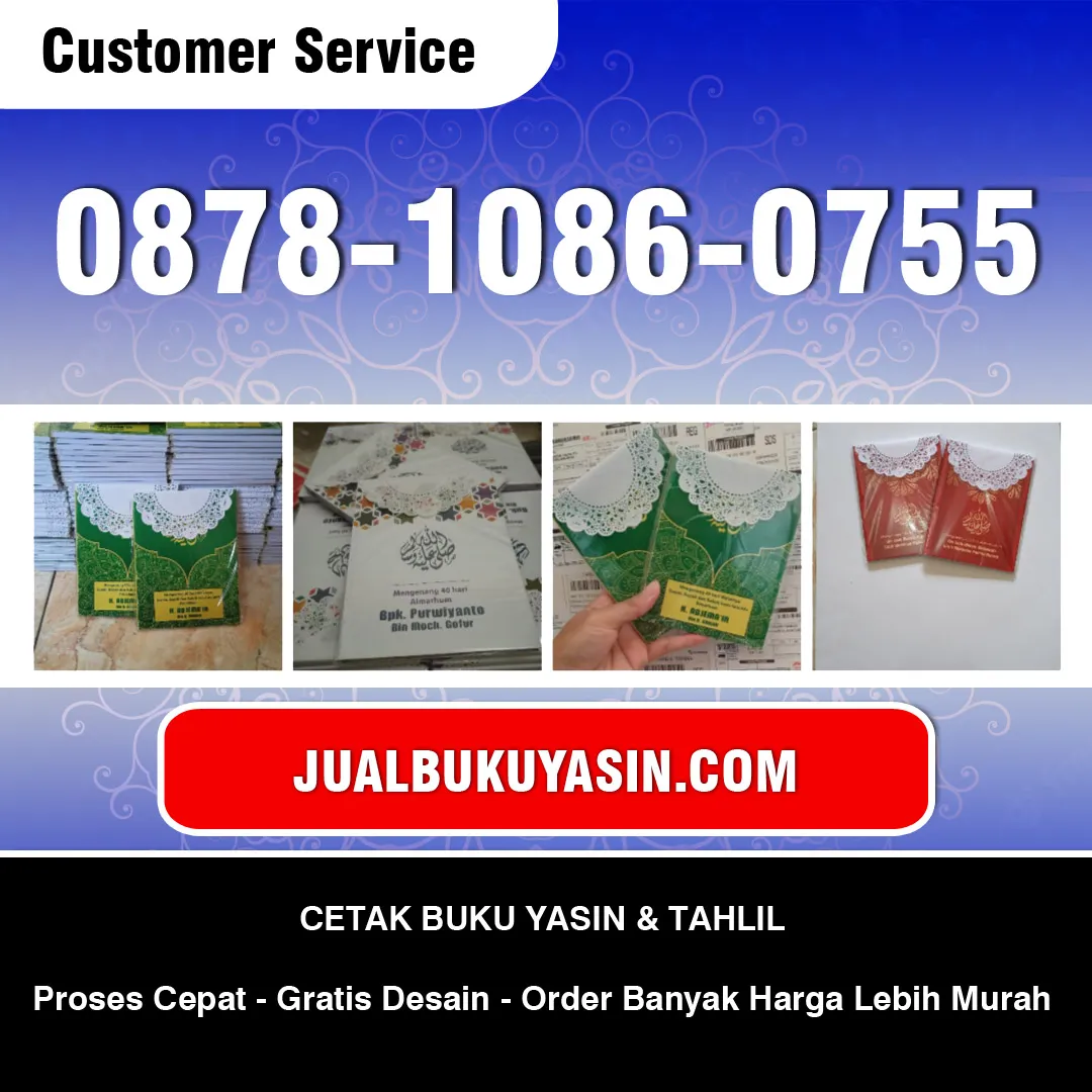Cetak Buku Yasin Guluk Guluk Sumenep