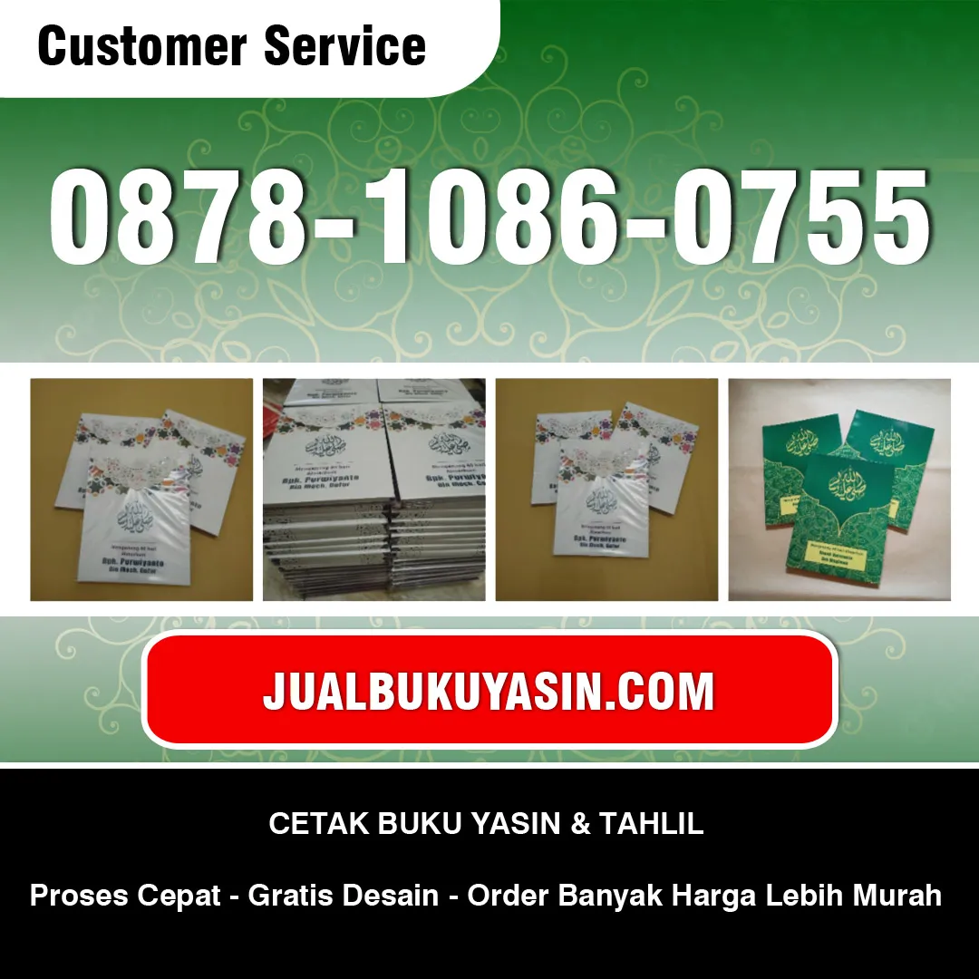 Cetak Buku Yasin Jambangan Surabaya