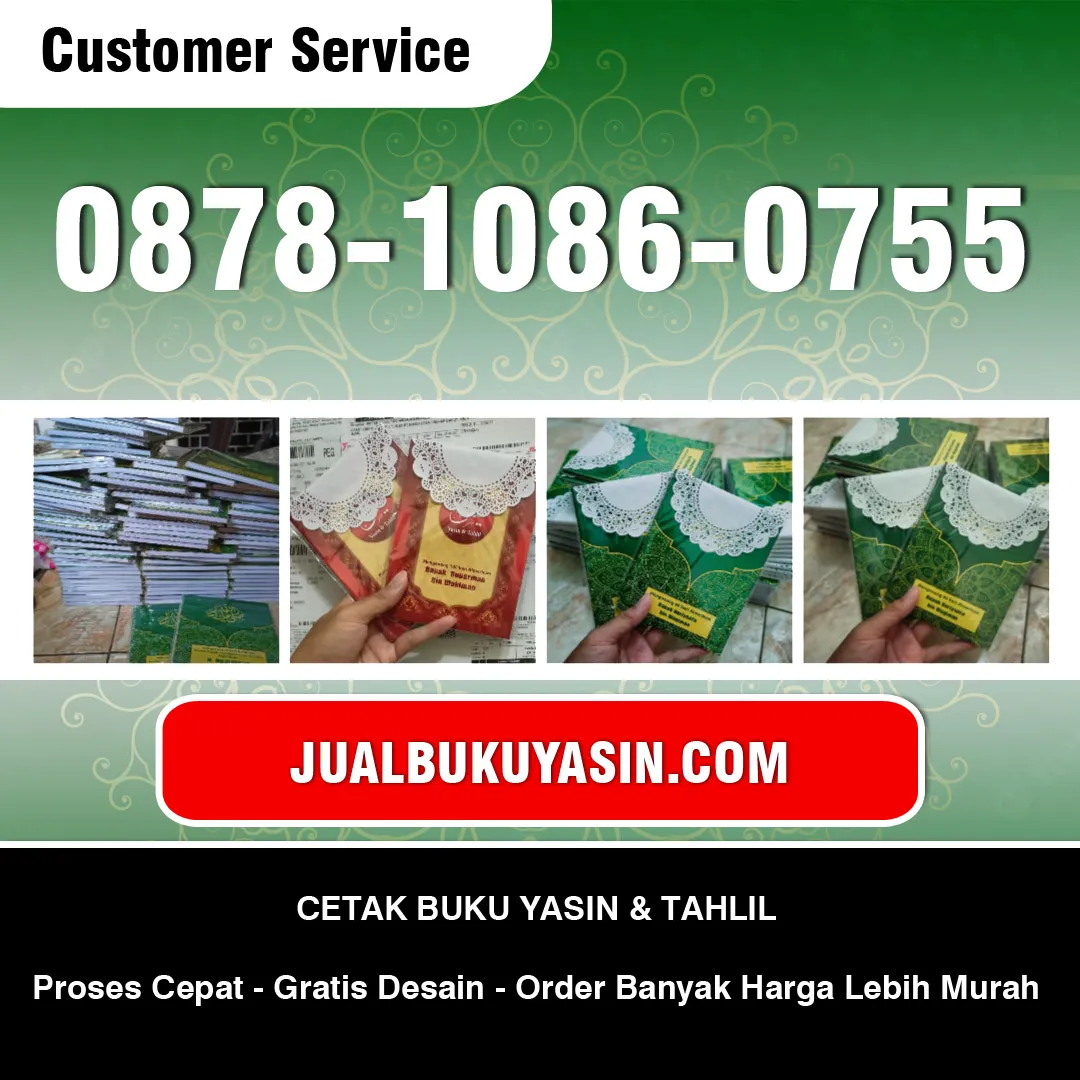 Cetak Buku Yasin Jatikalen Nganjuk