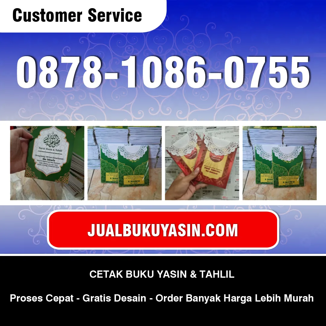 Cetak Buku Yasin Jatirejo Mojokerto