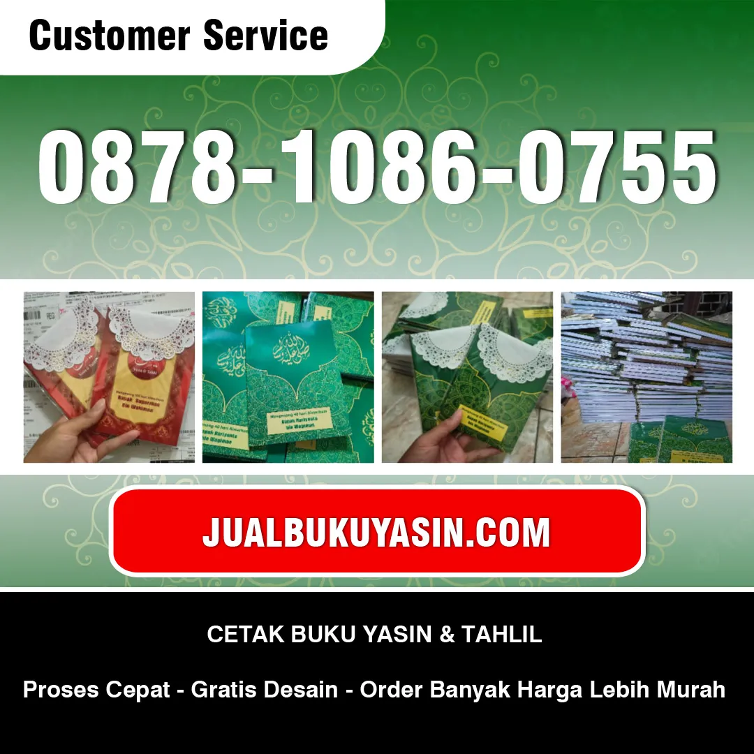Cetak Buku Yasin Jetis Ponorogo