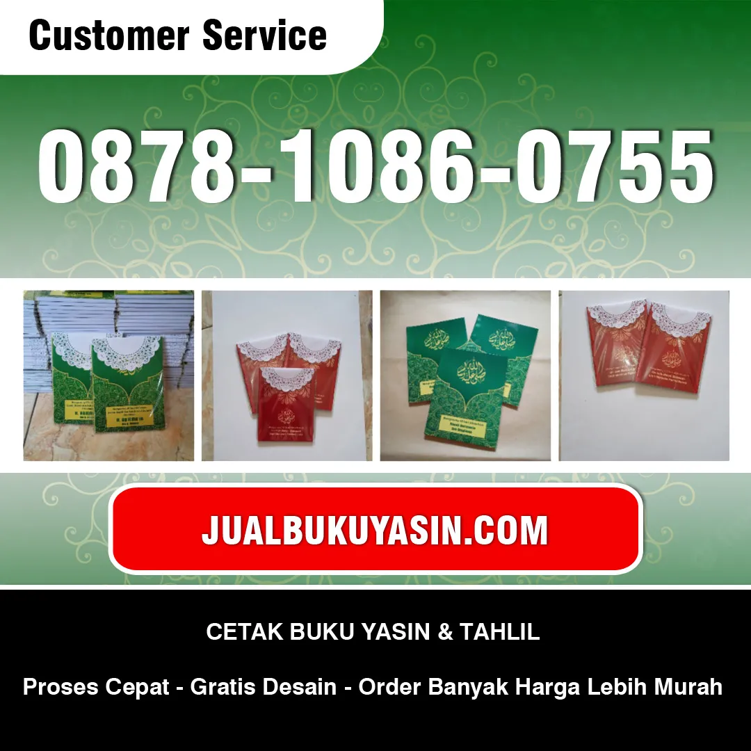 Cetak Buku Yasin Jiwan Madiun