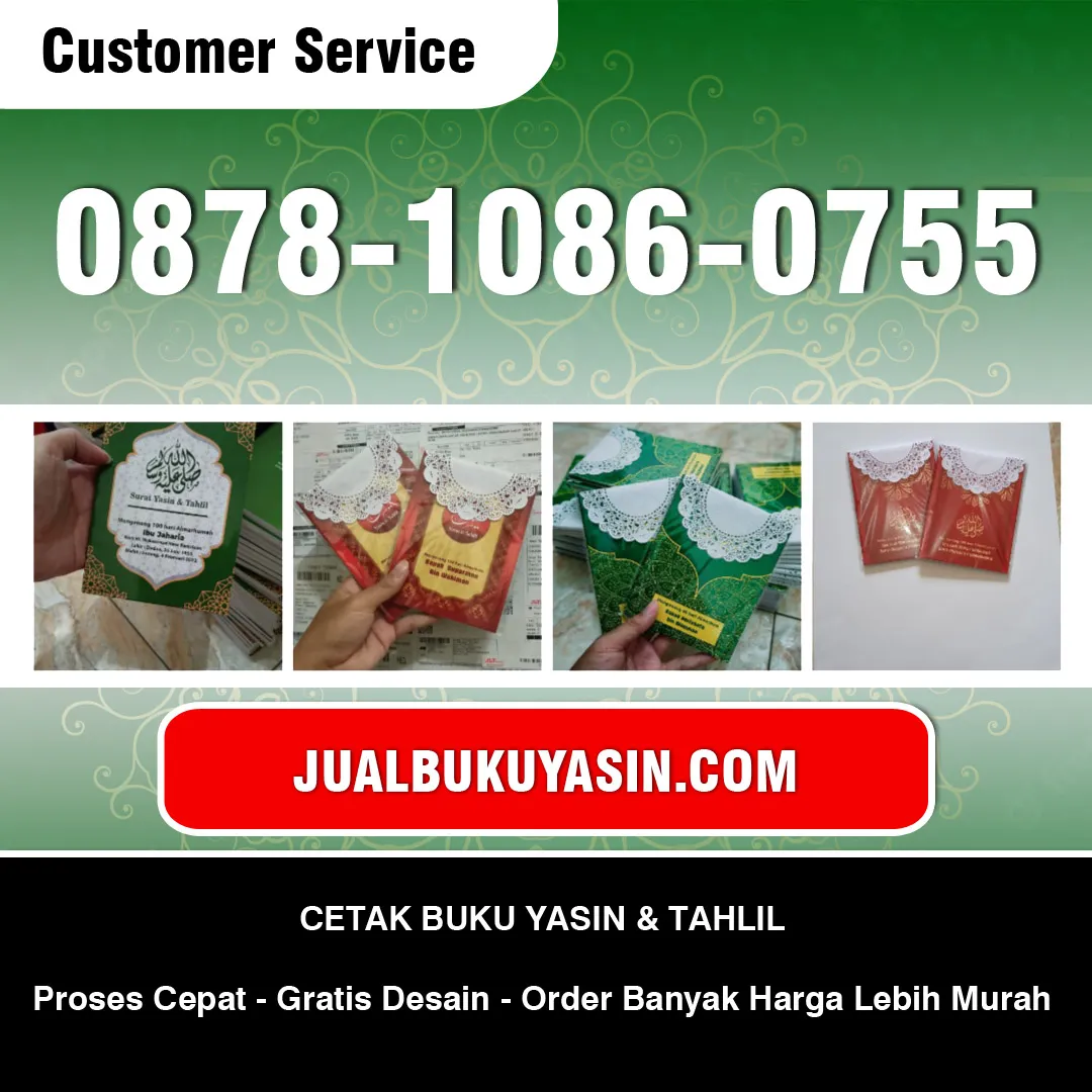Cetak Buku Yasin Kademangan Blitar