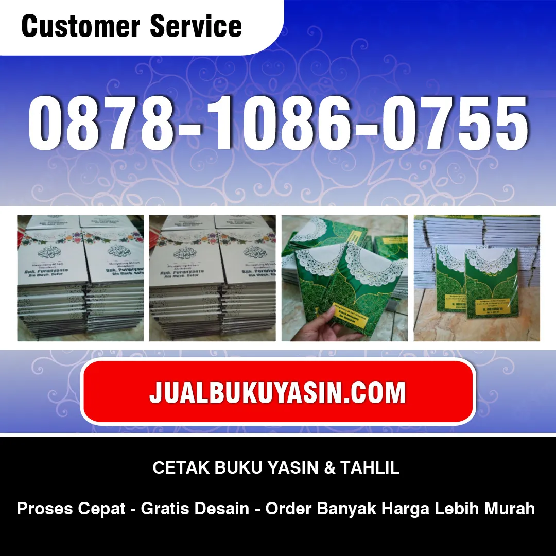 Cetak Buku Yasin Kademangan Probolinggo