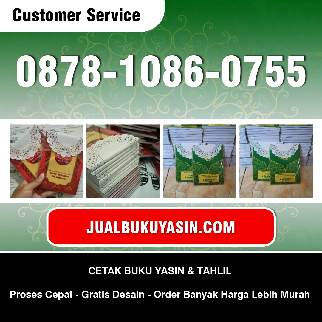 Cetak Buku Yasin Kalianget Sumenep