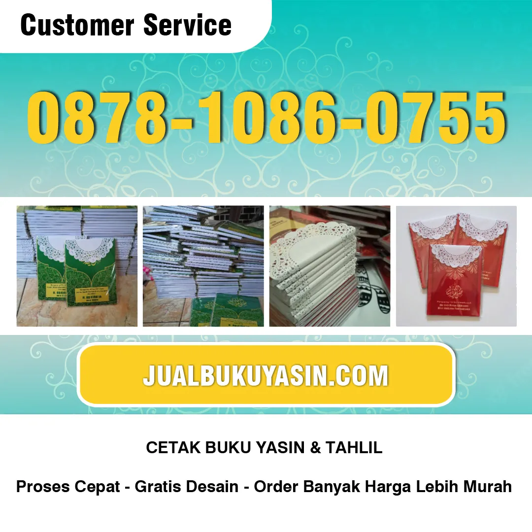 Cetak Buku Yasin Kalisat Jember