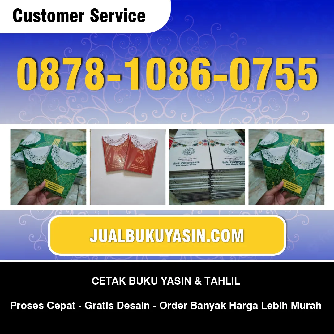 Cetak Buku Yasin Kalitengah Lamongan