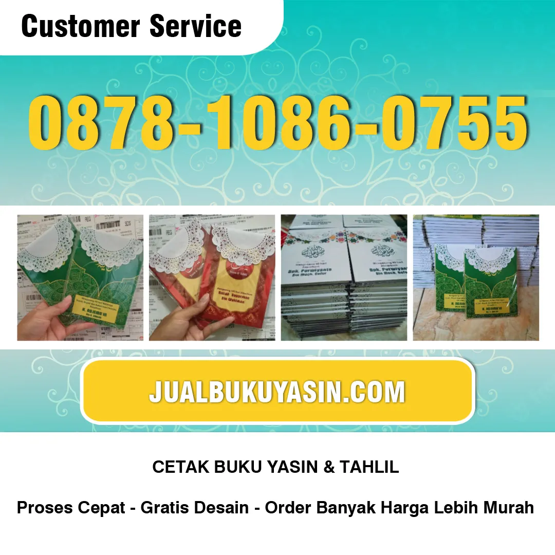 Cetak Buku Yasin Kangayan Sumenep