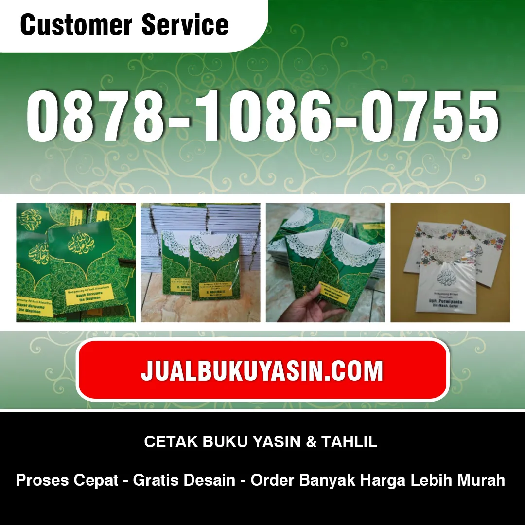 Cetak Buku Yasin Kanigaran Probolinggo