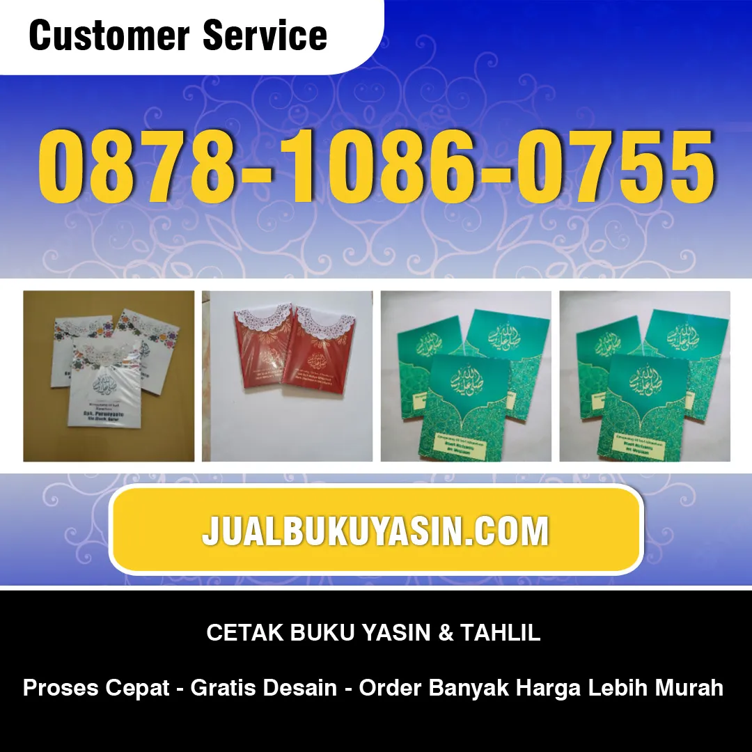 Cetak Buku Yasin Kanigoro Blitar