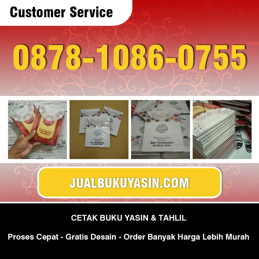 Cetak Buku Yasin Kawedanan Magetan