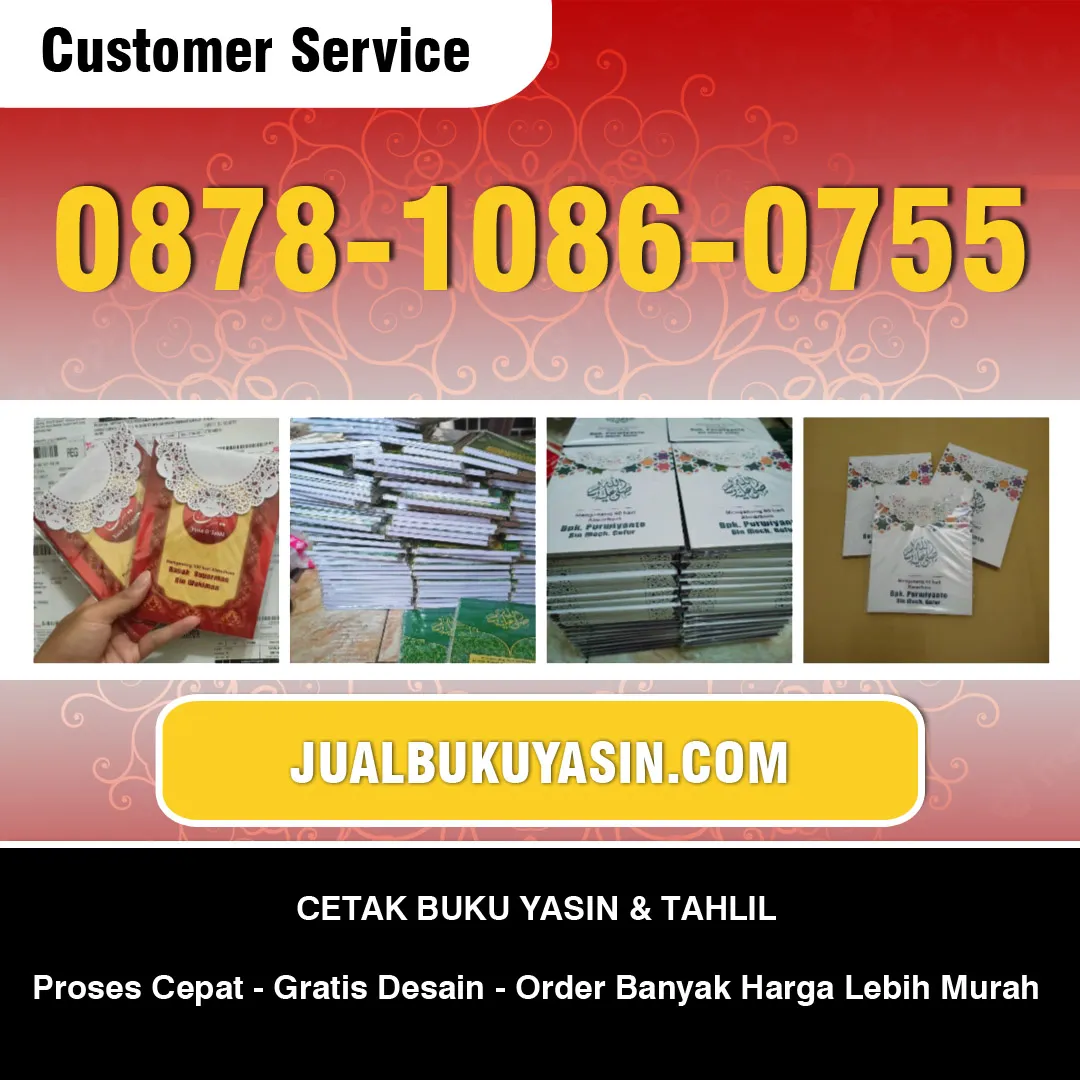 Cetak Buku Yasin Kayen Kidul Kediri