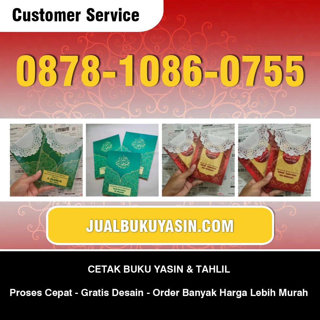 Cetak Buku Yasin Kediri Kota Kediri