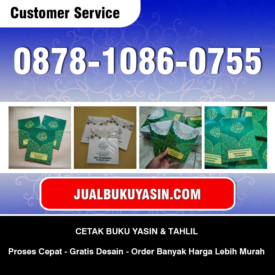Cetak Buku Yasin Kedungdung Sampang