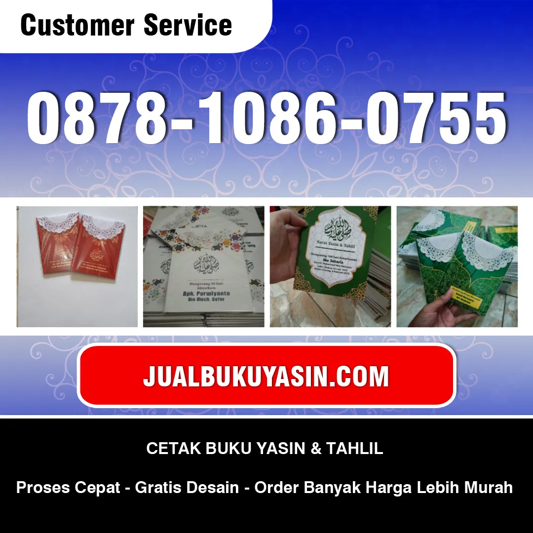 Cetak Buku Yasin Kedungkandang Malang