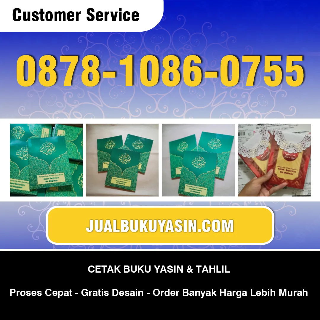 Cetak Buku Yasin Kedungwaru Tulungagung