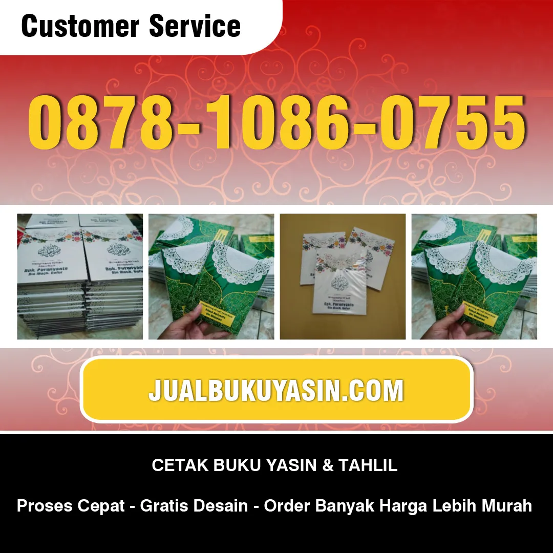 Cetak Buku Yasin Kemlagi Mojokerto