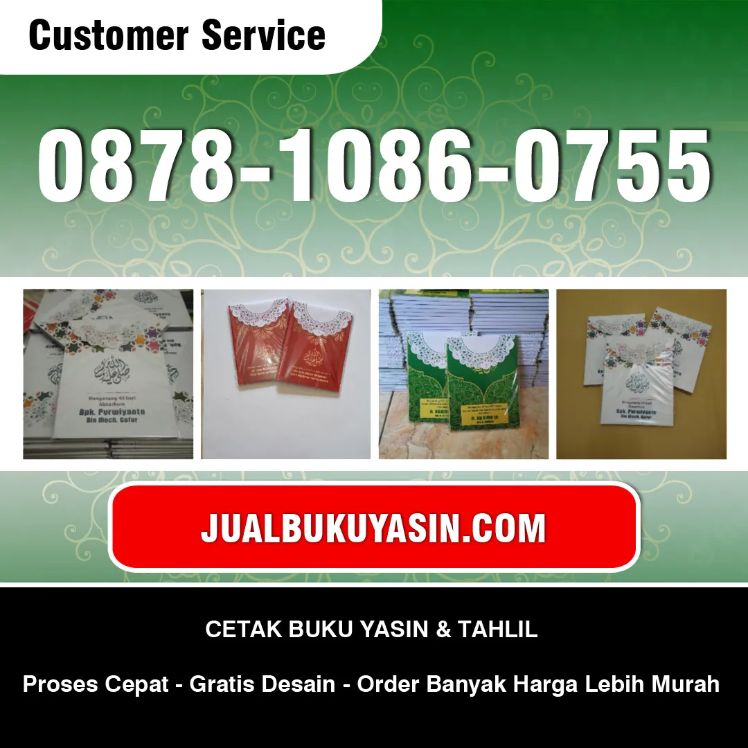 Cetak Buku Yasin Kencong Jember