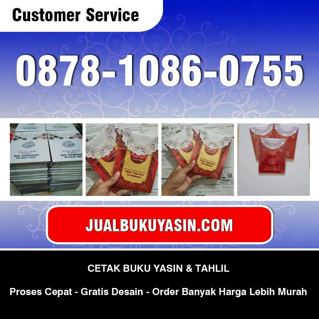 Cetak Buku Yasin Kepanjen Kidul Blitar