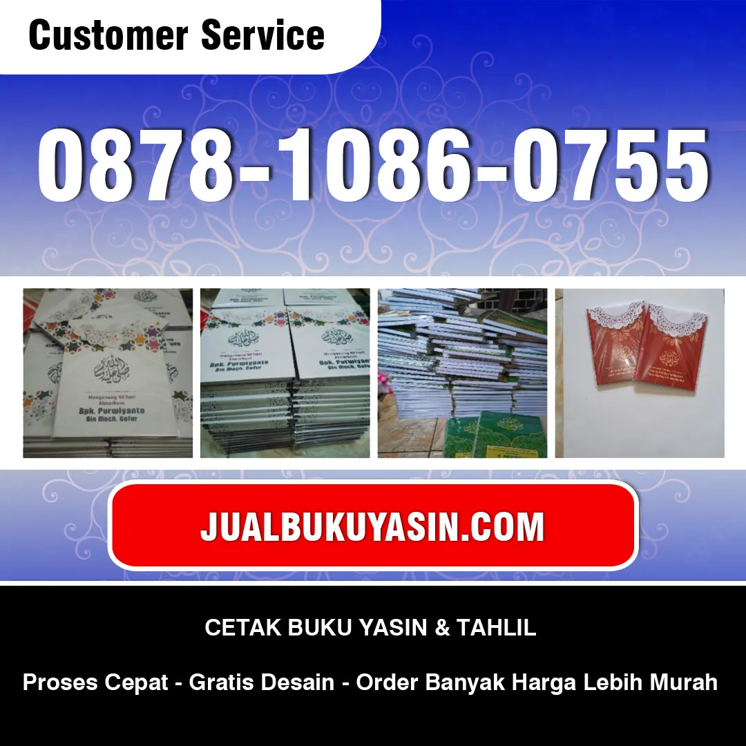 Cetak Buku Yasin Kepanjen Malang