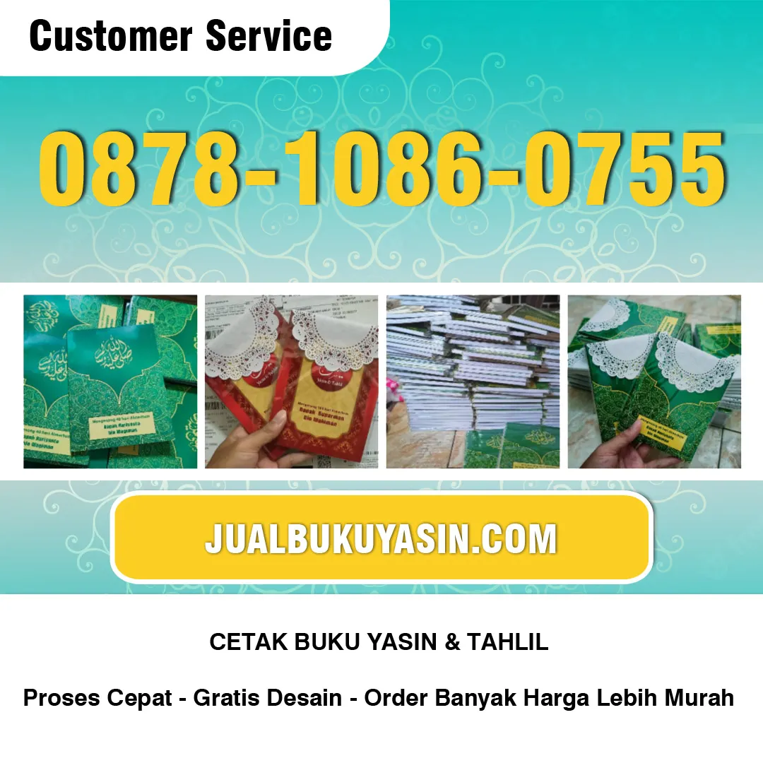 Cetak Buku Yasin Kokop Bangkalan