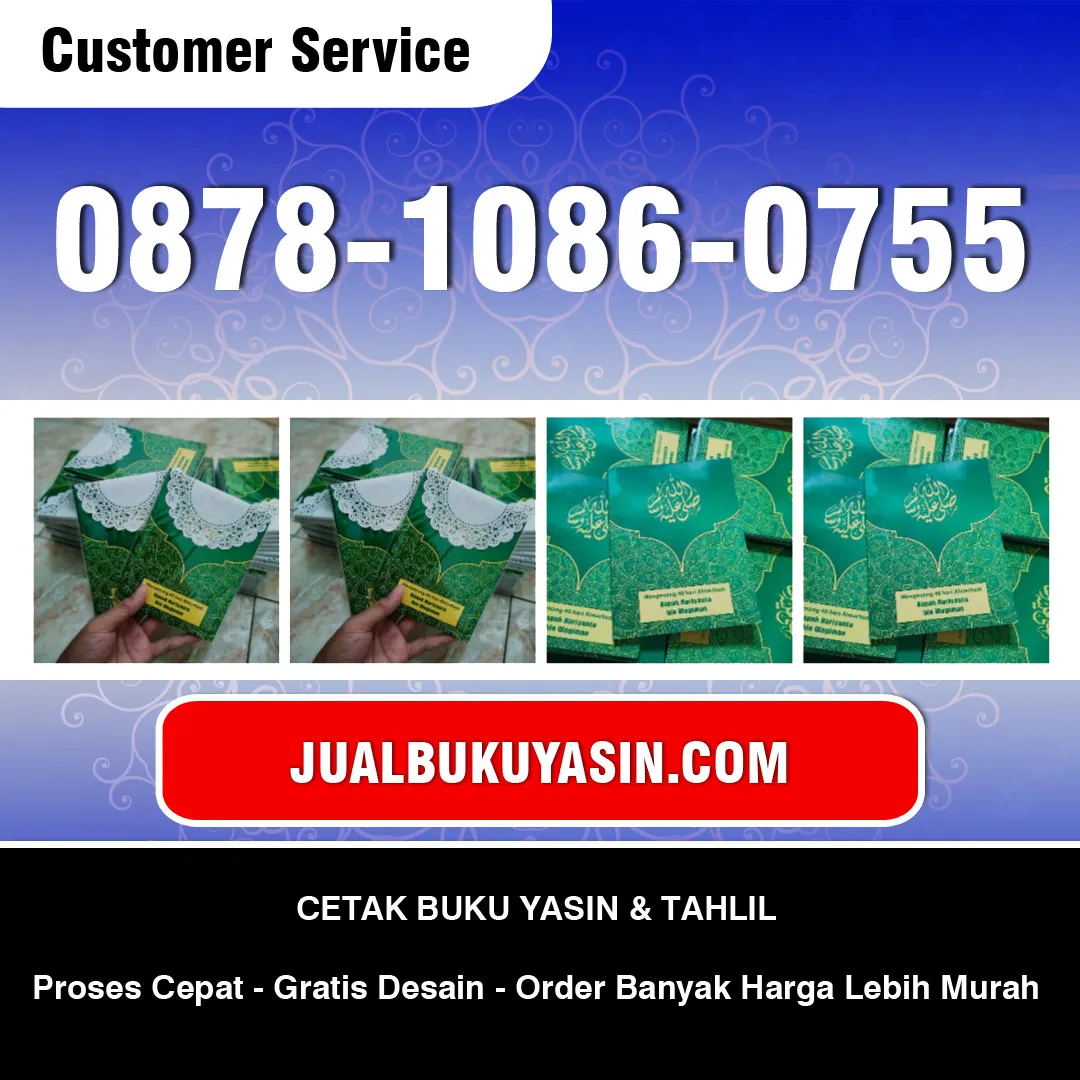 Cetak Buku Yasin Krejengan Probolinggo
