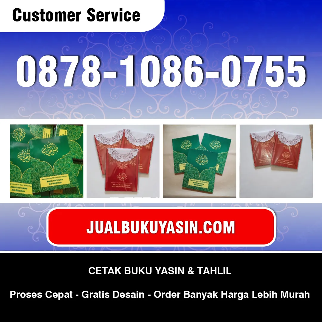Cetak Buku Yasin Kunir Lumajang