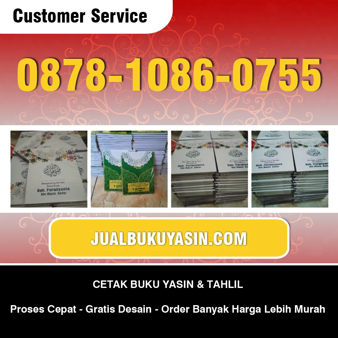 Cetak Buku Yasin Labang Bangkalan