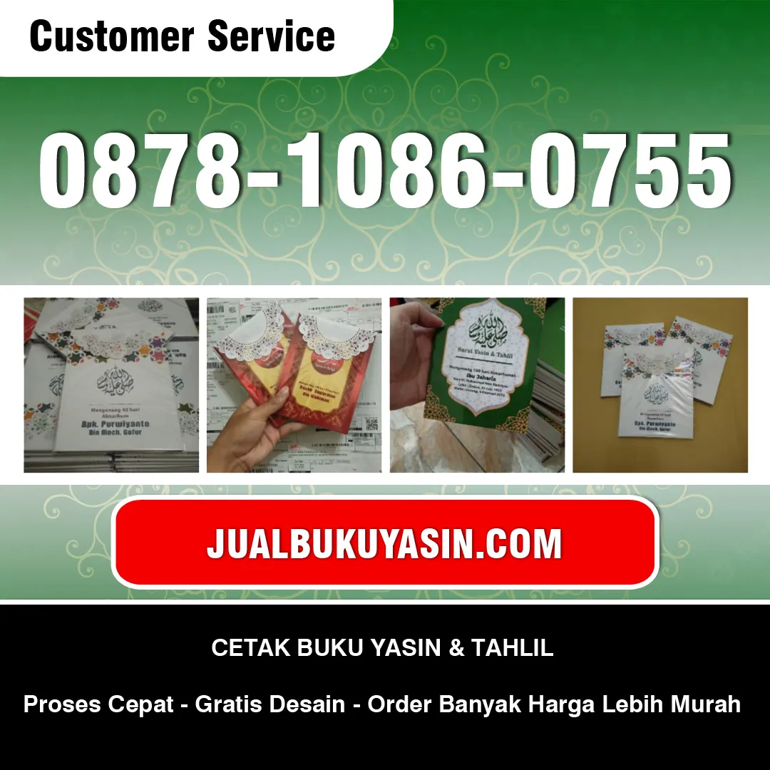 Cetak Buku Yasin Lawang Malang